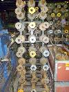  TWISTER BOBBINS, 14" traverse x 6" base x 3/4" bore.